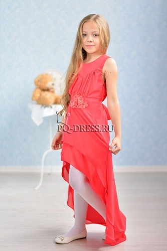 Платье нарядное для девочки арт. ИР-1413, цвет арбуз