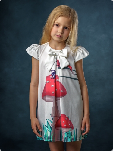 Платье арт.2205, цвет: мухомор