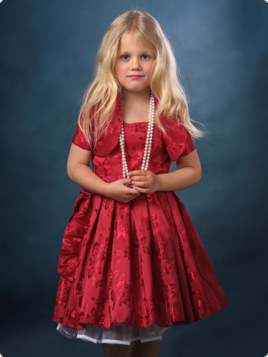 Платье с болеро "Принцесса", цвет бордо
