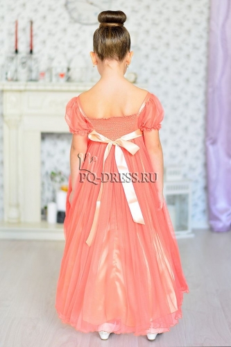 Платье "Натали", цвет персик