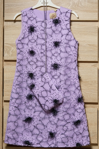 Платье с сумочкой, арт.22313, цвет сирень