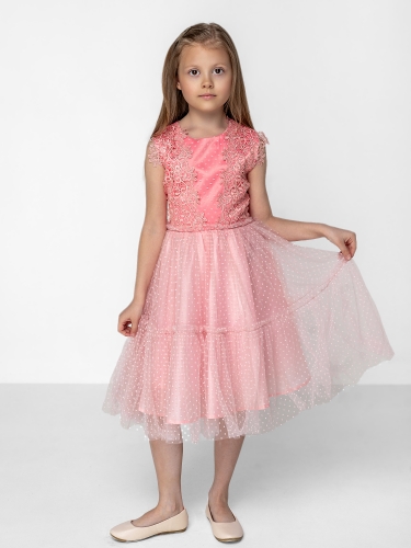 Платье нарядное для девочки арт. ИР-1805, цвет розовый