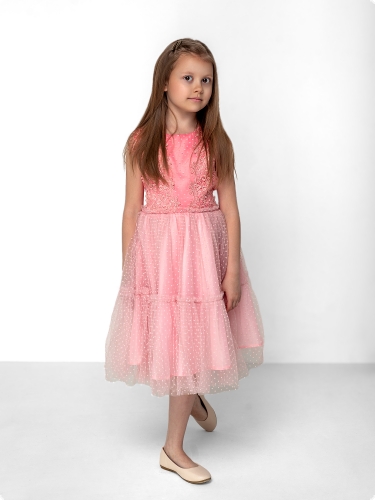 Платье нарядное для девочки арт. ИР-1805, цвет розовый